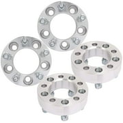 SCITOO 2X 6x5 12x1.5 78.1mm 1.5 Wheel Spacers 6 lug Silver fits for 2002-2006 for GMC Envoy XL 2002-2009 for Chevrolet Trailblazer 